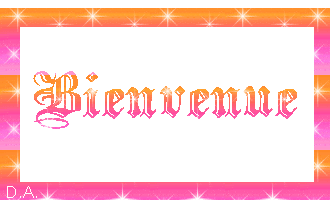 Bienvenue  *-svp laché vo comm's-*